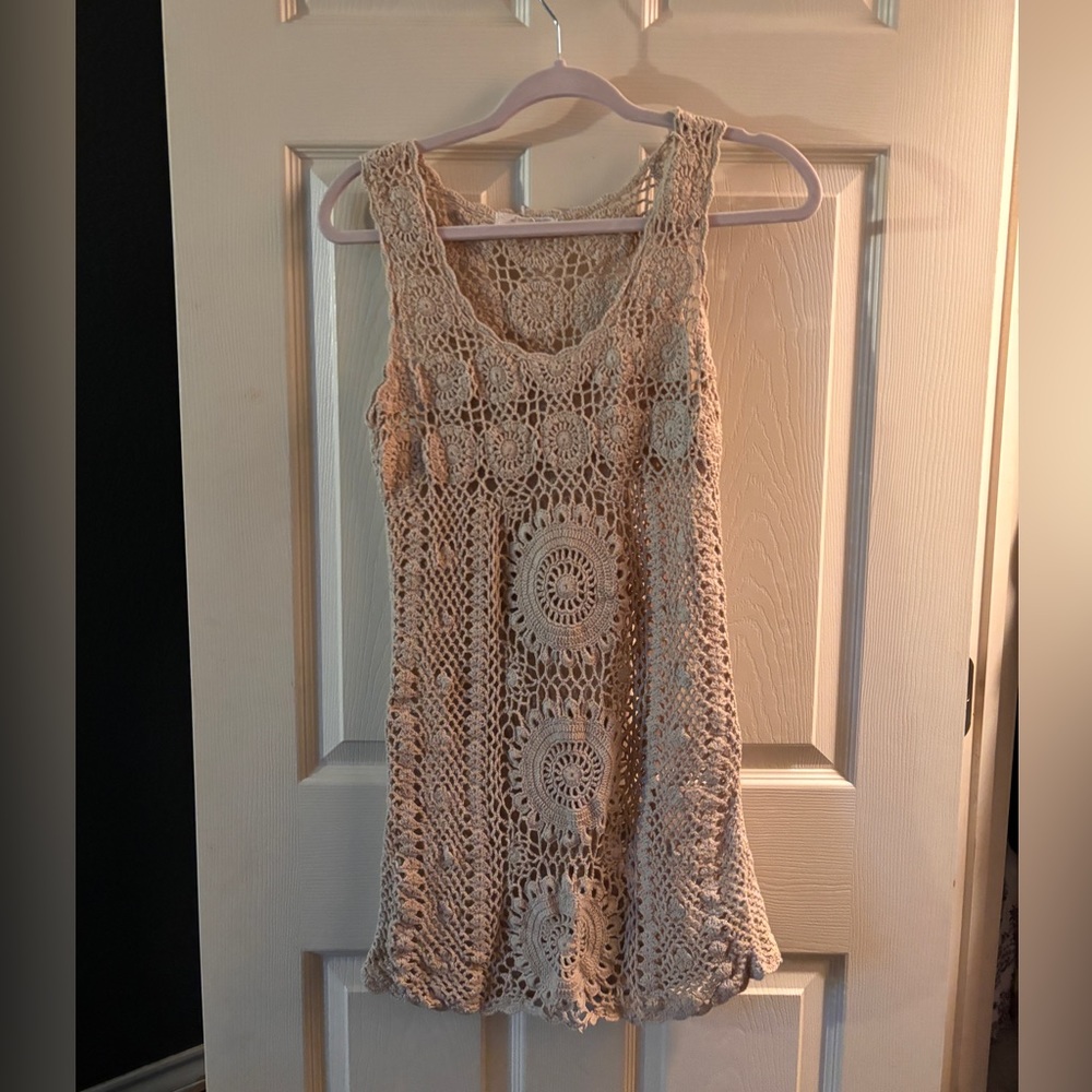 Unique crochet festival dress